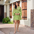 Ramble Green Floral Dress